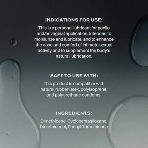 Wet Platinum Silicone Lube, 9 fl oz view 2