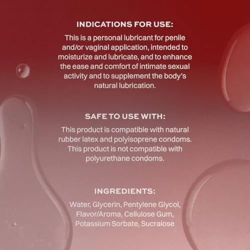Wet Juicy Watermelon Edible Lube, 3 fl oz view 2