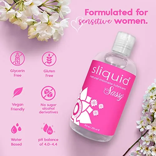 Sliquid Sassy Thick Water-Based Lube, 8.5 oz view 4