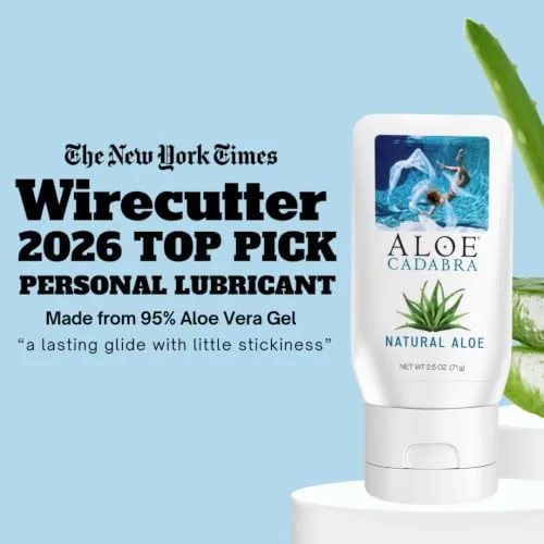 Aloe Cadabra Unscented Aloe Lube, 2.5 oz view 2