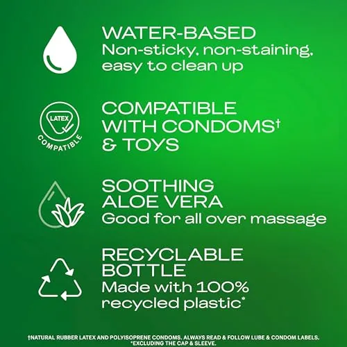 Durex Aloe Vera Water Based, 6.76 oz view 2