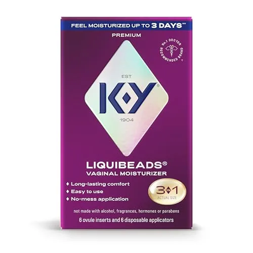 K-Y Liquibeads Vaginal Moisturizer Suppositories