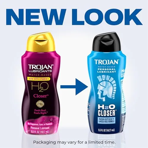 Trojan H2O Closer Water-Based Lube, 5.5 fl oz view 2