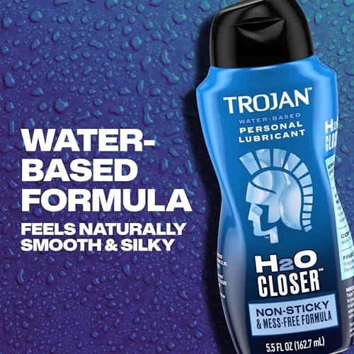 Trojan H2O Closer Water-Based Lube, 5.5 fl oz view 3