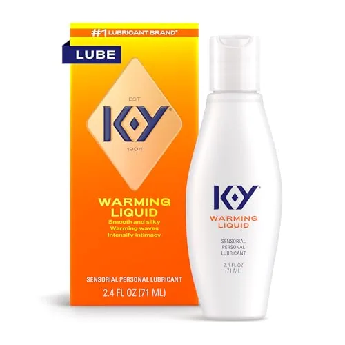 K-Y Warming Liquid Silicone Lube, 2.5 oz