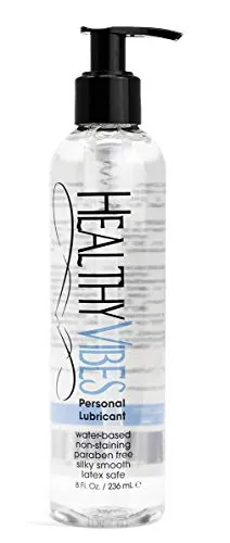 Healthy Vibes Water-Based Hand Pump Lube, 8 oz