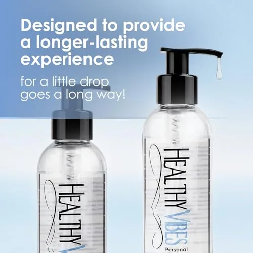 Healthy Vibes Water-Based Hand Pump Lube, 8 oz view 3