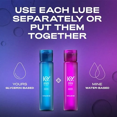 K-Y Yours & Mine Couples Lubricant, 2 x 1.5 oz view 3