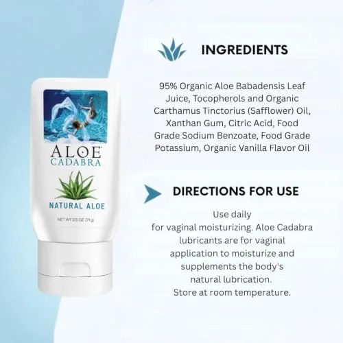 Aloe Cadabra Unscented Aloe Lube, 2.5 oz (2-pack) view 3