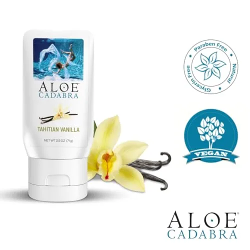 Aloe Cadabra Tahitian Vanilla Aloe Lube, 2.5 oz (2-pack) view 4
