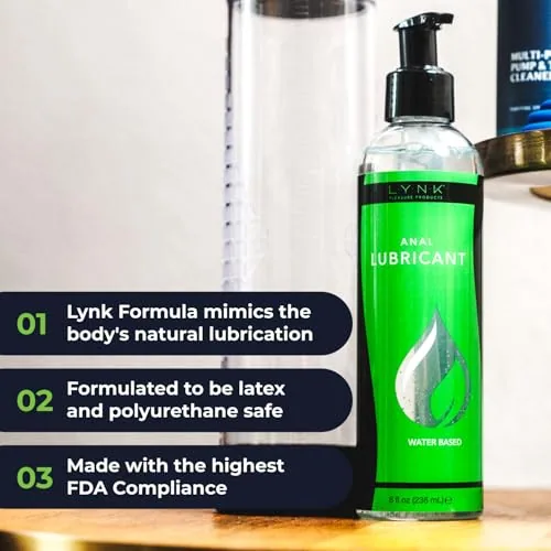 LYNK Water-Based Anal Lube, 32 oz view 6
