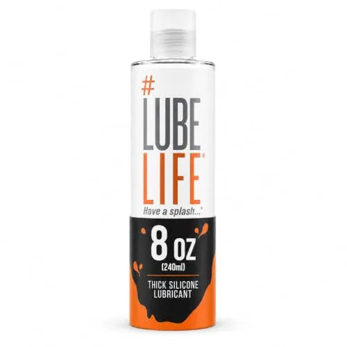 LubeLife Ultra Slick Thick Silicone Lube, 8 fl oz