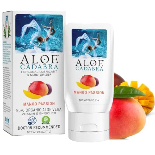 Aloe Cadabra Mango Passion Aloe Lube, 2.5 oz