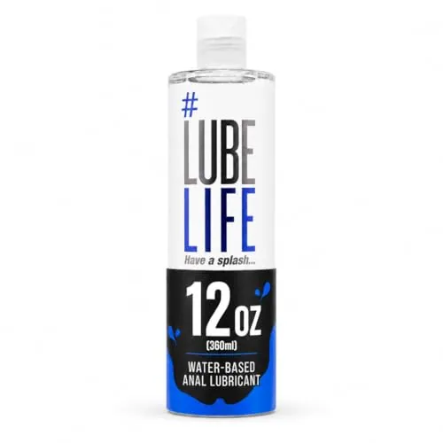 LubeLife Water Based Anal Lube, Ingestion-Safe, Large