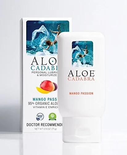 Aloe Cadabra Mango Passion Aloe Lube, 2.5 oz (2-pack) view 3