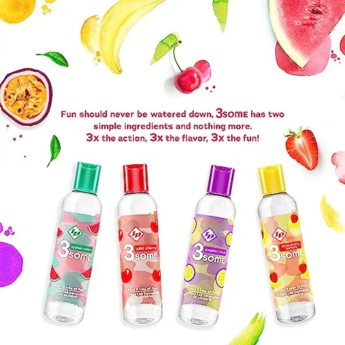 ID 3some Massage Strawberry Banana, 4 oz view 6
