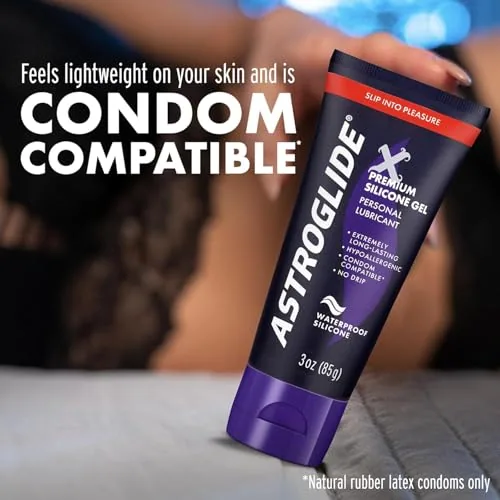 Astroglide X Silicone Gel Lube, 3 oz Travel view 4
