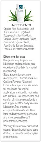 Aloe Cadabra Cherry Lemonade Aloe Lube, 2.5 oz view 3