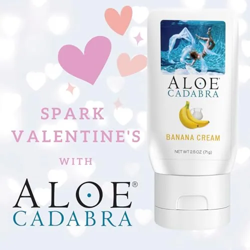 Aloe Cadabra Banana Cream Aloe Lube, 2.5 oz view 2