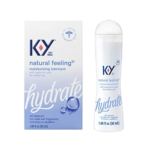 K-Y Natural Feeling Hyaluronic Lube, 1.69 oz