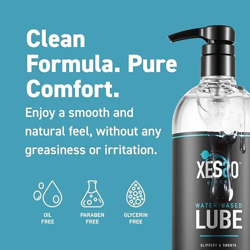XESSO Water-Based Lube, 32 oz, Glycerin-Free view 2