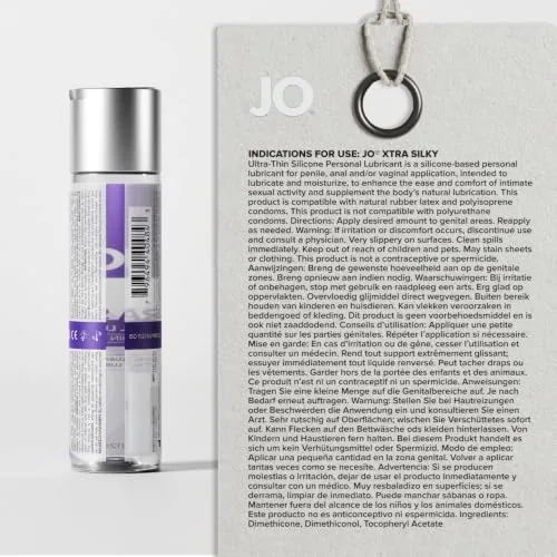 JO Xtra Silky Silicone, 4 oz view 2