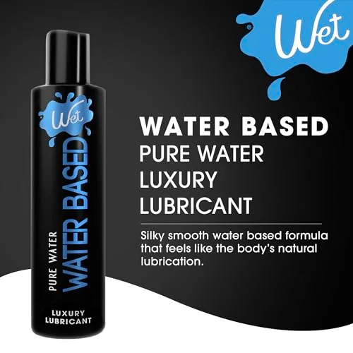 Wet Silver Water Based Lube, 9 oz view 3