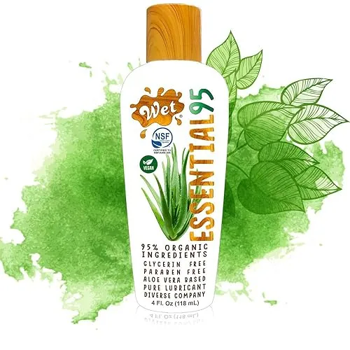 Wet Essential95 Aloe Lube and Moisturizer, 2 x 4 fl oz view 6