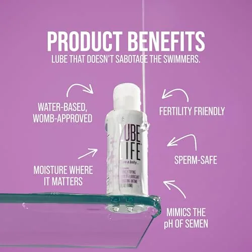 LubeLife Water Based Fertility Lube, 2 fl oz view 5