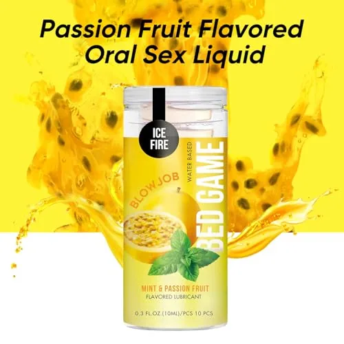 BED GAME Flavored Oral Lube Sachets, 10 Pack view 2