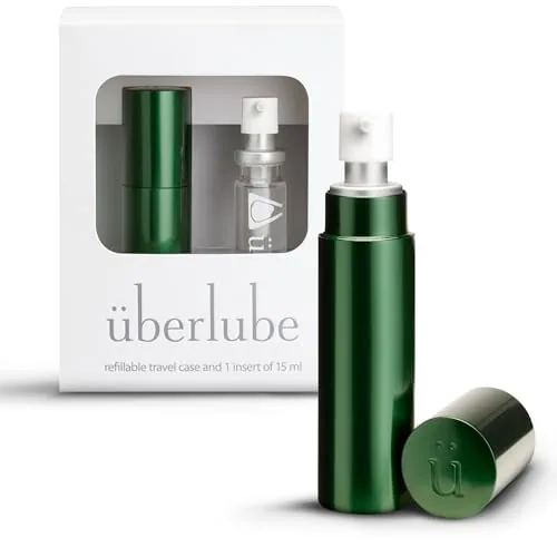 Uberlube Silicone Lube Travel Kit, Green, 15 ml