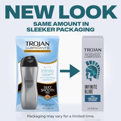 Trojan Infinite Glide Silicone Lube, 3 oz view 2