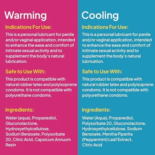 Hello Cake Warming & Cooling Lubes, 2 x 1.7 oz view 2