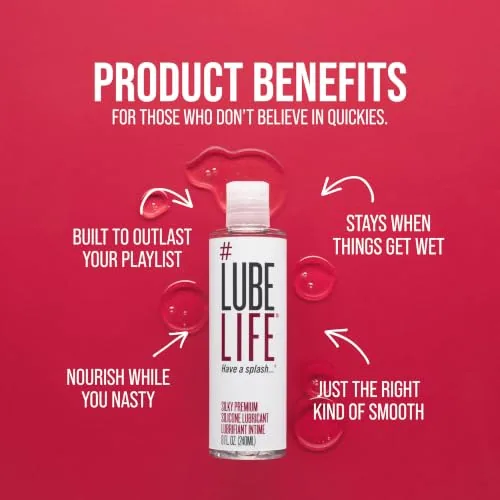 LubeLife Silky Silicone Lube, 8 fl oz view 4