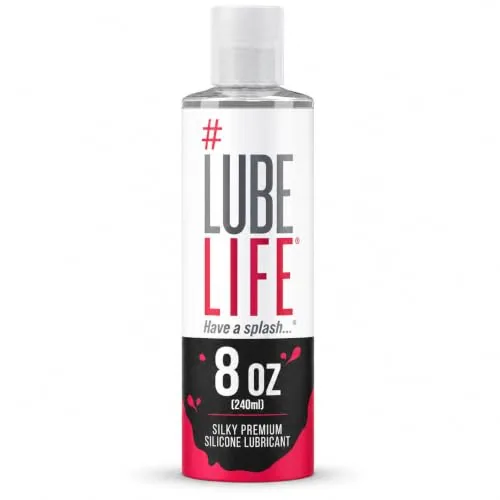 LubeLife Silky Silicone Lube, 8 fl oz