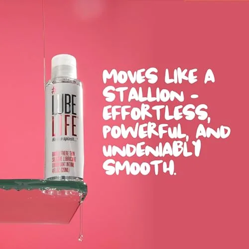 LubeLife Barely There Thin Silicone Lube, 3 x 2 fl oz view 4
