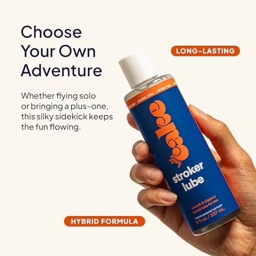Hello Cake Stroker Lube Hybrid, 8 oz view 5
