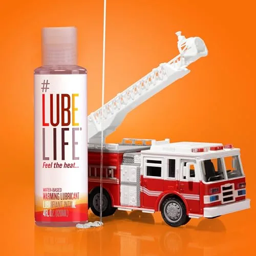 LubeLife Water Based Warming Lube, 4 fl oz view 2