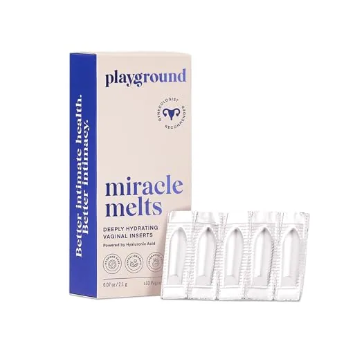 Playground Miracle Melts Vaginal Moisturizer Inserts