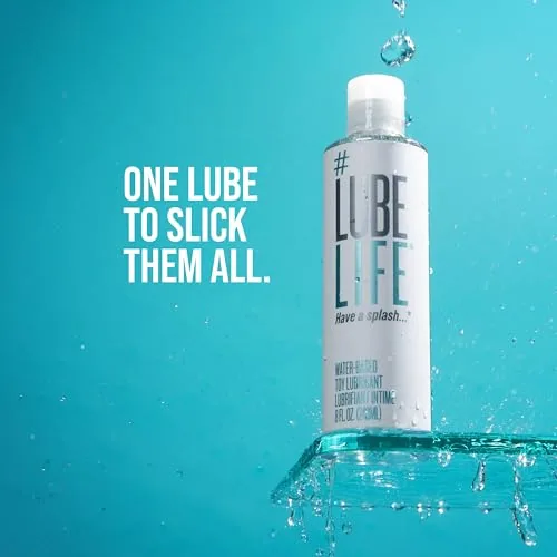LubeLife Water Based Toy Lube, 2 x 8 fl oz view 6