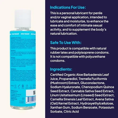 Hello Cake Everyday Aloe-Based Lube, 3 oz view 2